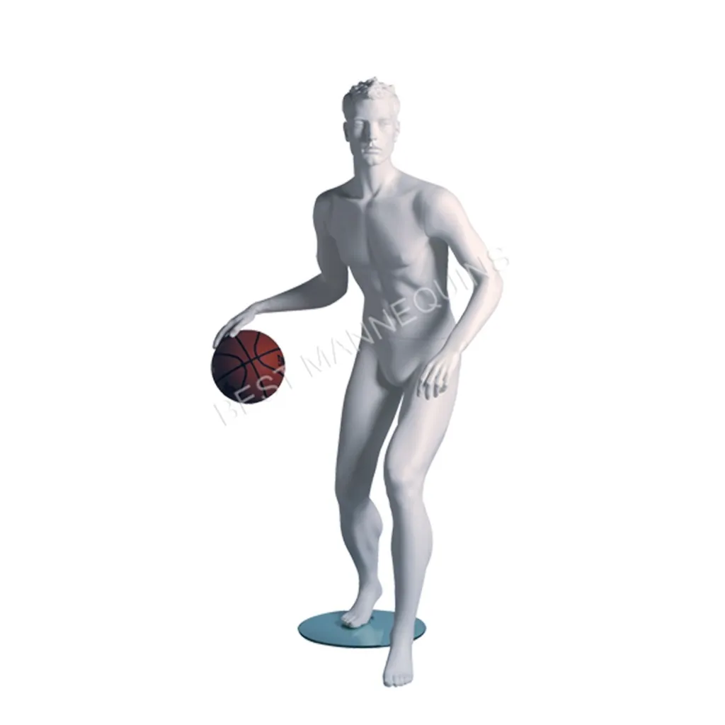 Mannequin homme aux cheveux sculptés, All Sports