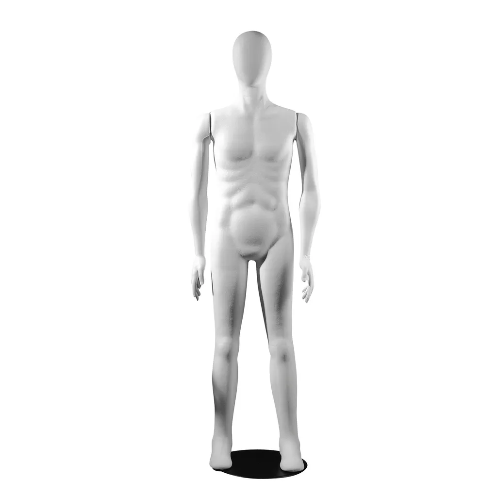 Flexible male mannequin  abstract head, Polyflex