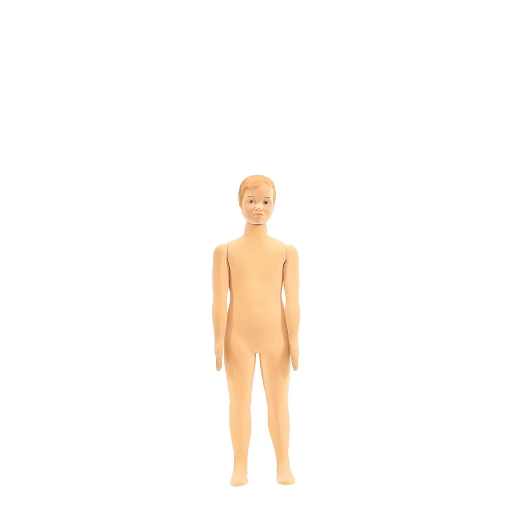 Mannequin enfant flexible cheveux sculptés, 8 ans, Polyflex