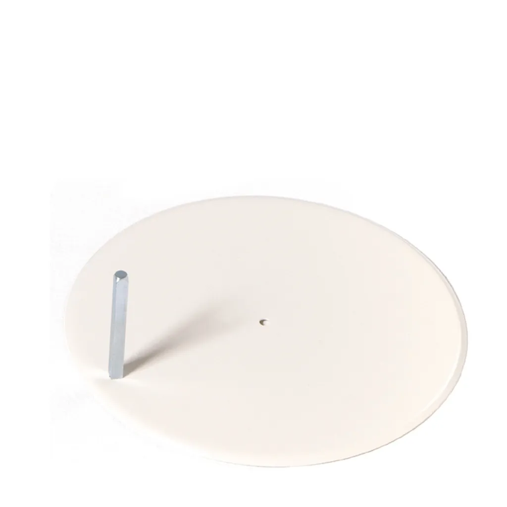 Socle rond en métal blanc, mannequins polyflex