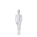 Mannequin enfant 6-8ans mixte abstrait blanc mat