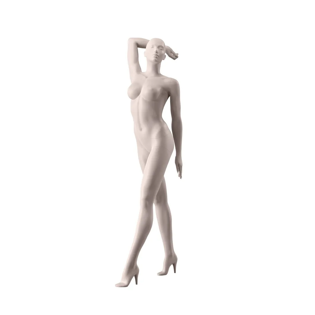 Lingerie mannequin dame B-cup huidskleur staande pose 01B 