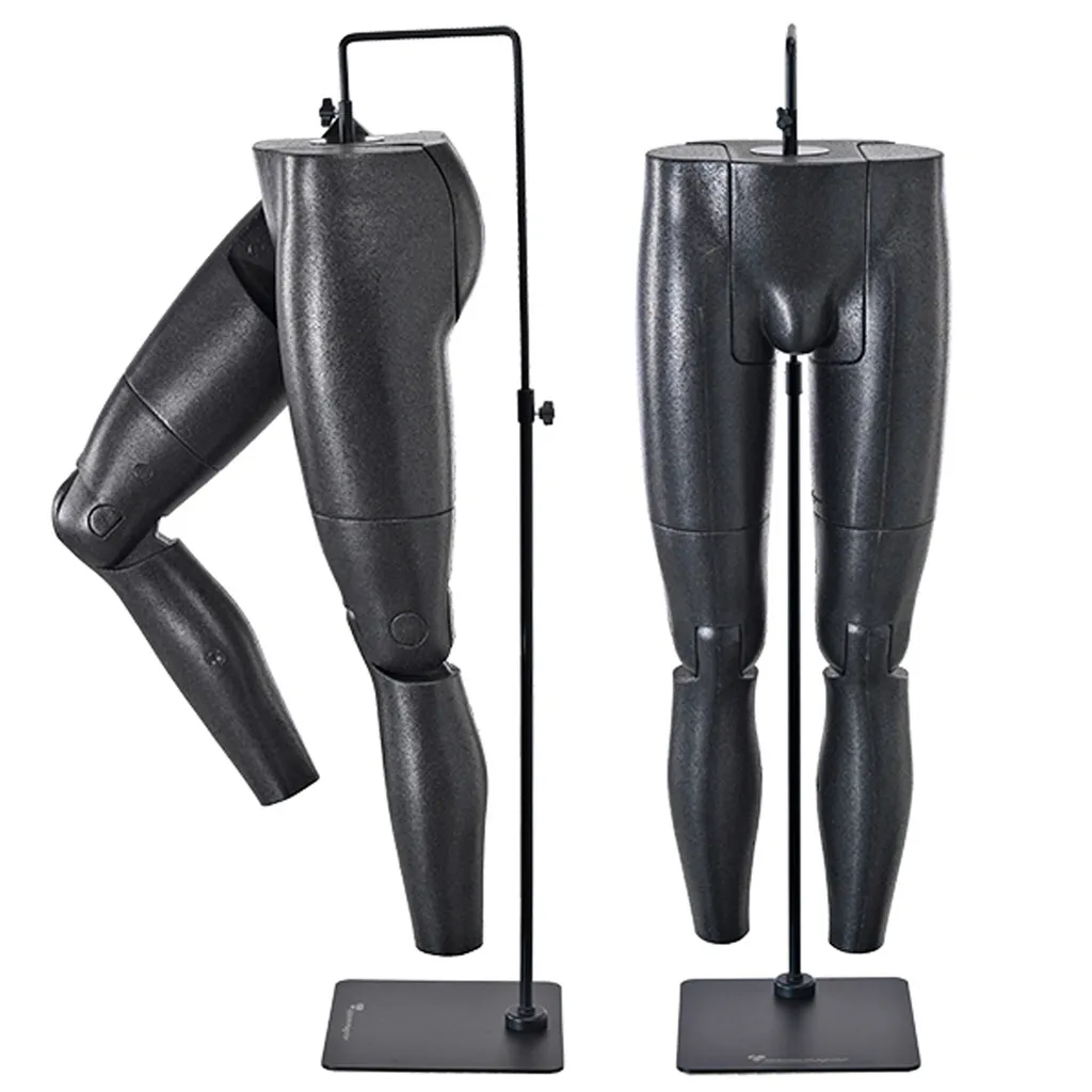 Male flexible legs, black EPP foam