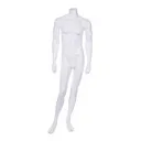 Mannequin homme sans tête, couleur blanc mat