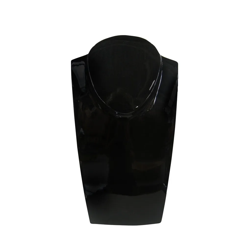 Jewellery display neck, black high gloss