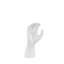 Herren Hand, PVC Plastik, weiss durchgefarbt