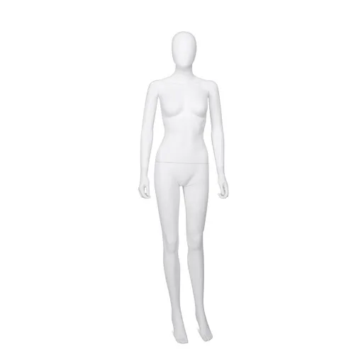 [UNBRF07_WH] Cheap mannequin, female, detachable head, white mat colour, standing pose 07