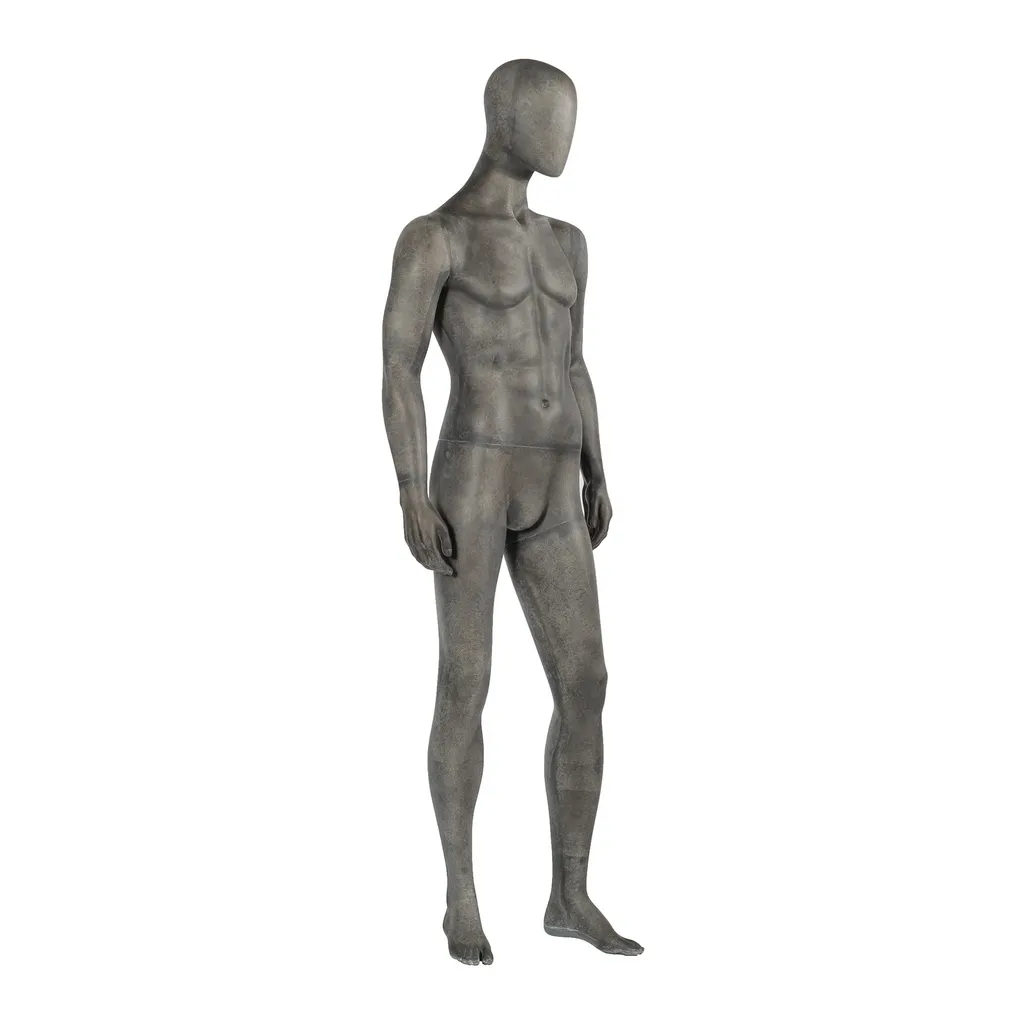 Mannequin homme, fibre de verre semi transparente