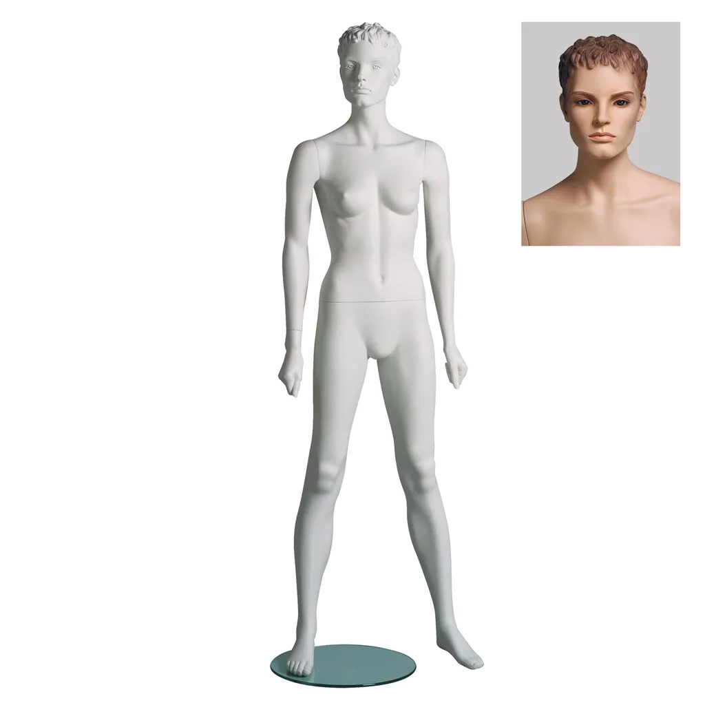 Mannequin femme aux cheveux sculptés, All Sports