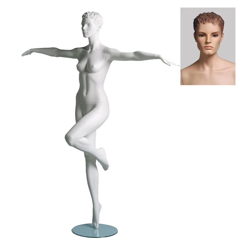 Mannequin homme aux cheveux sculptés, All Sports