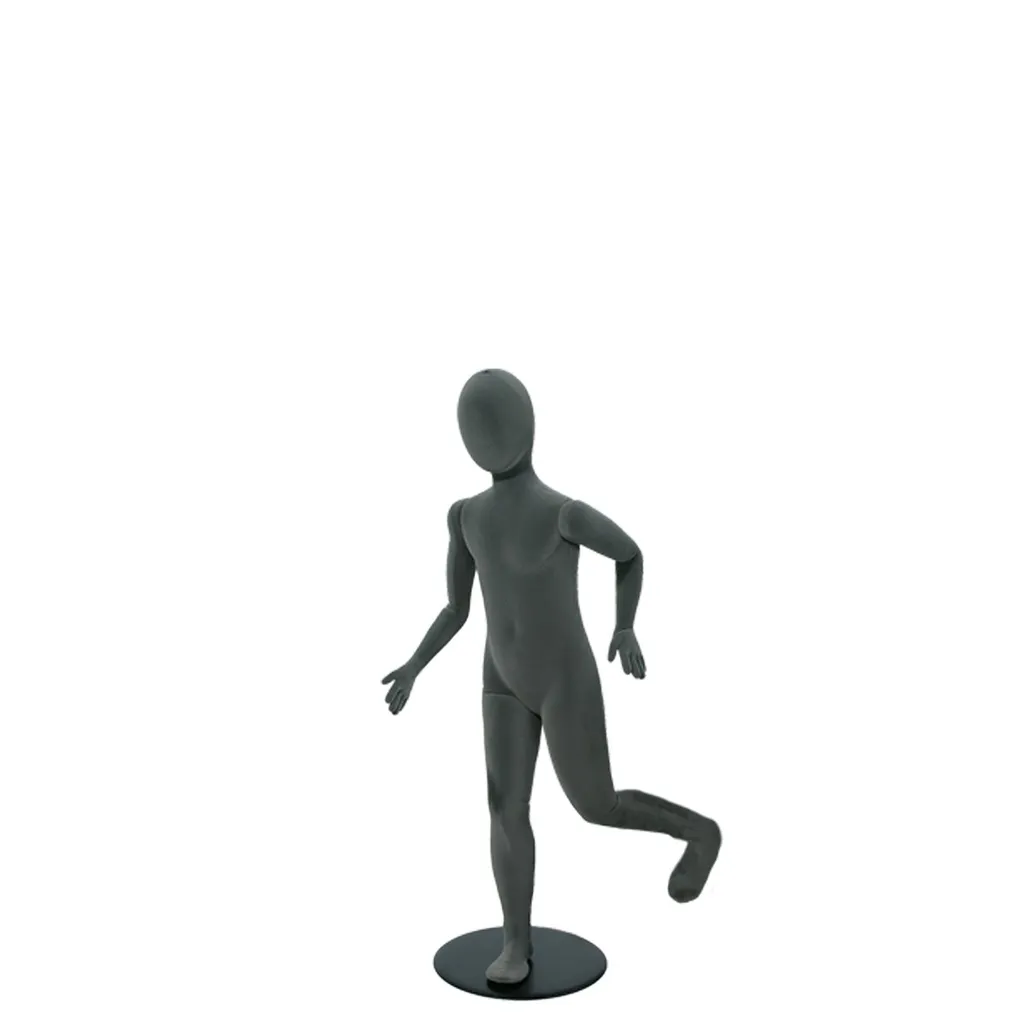 Mannequin enfant flexible, tête abstraite, 10 ans, Polyflex