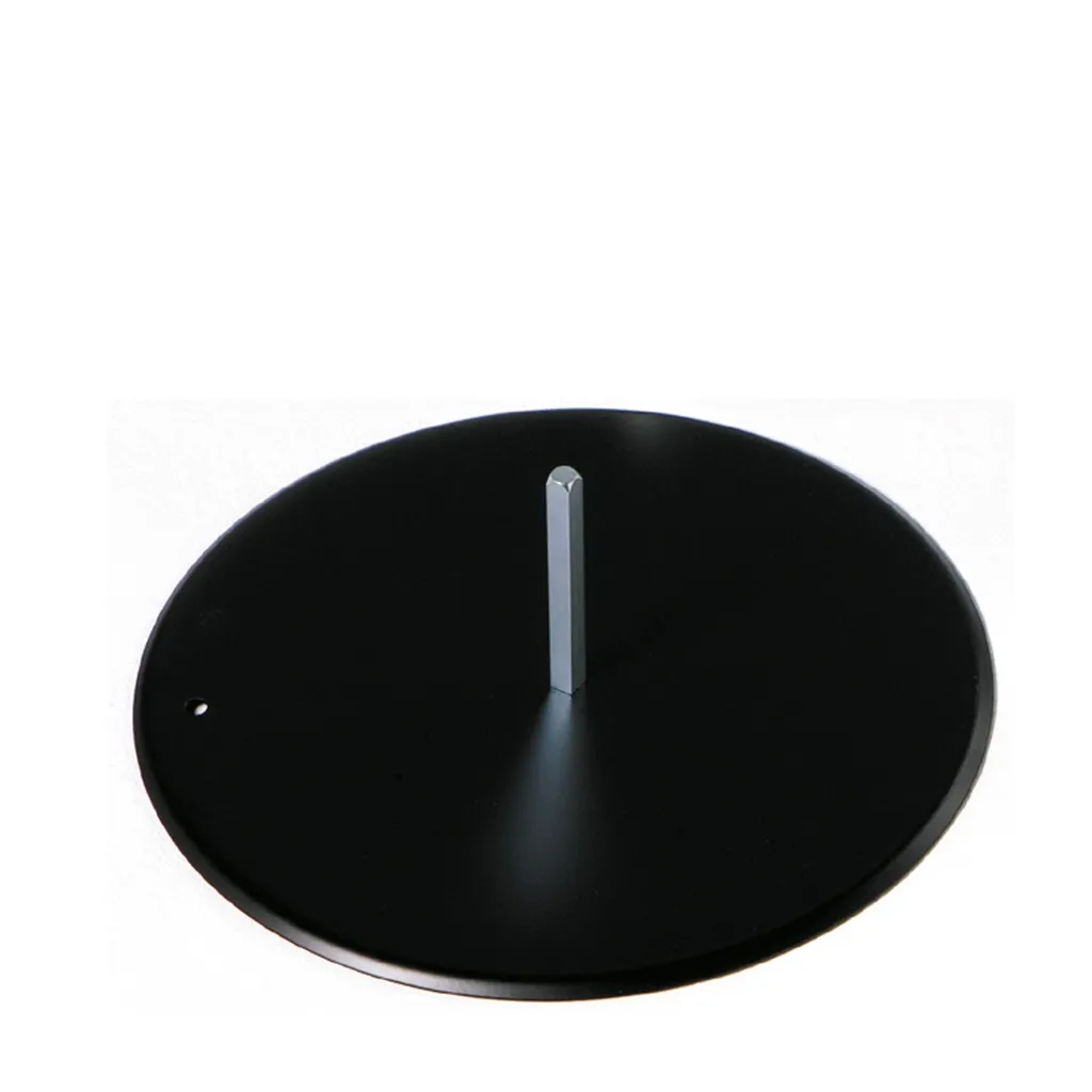 Round black metal base, for polyflex mannequins