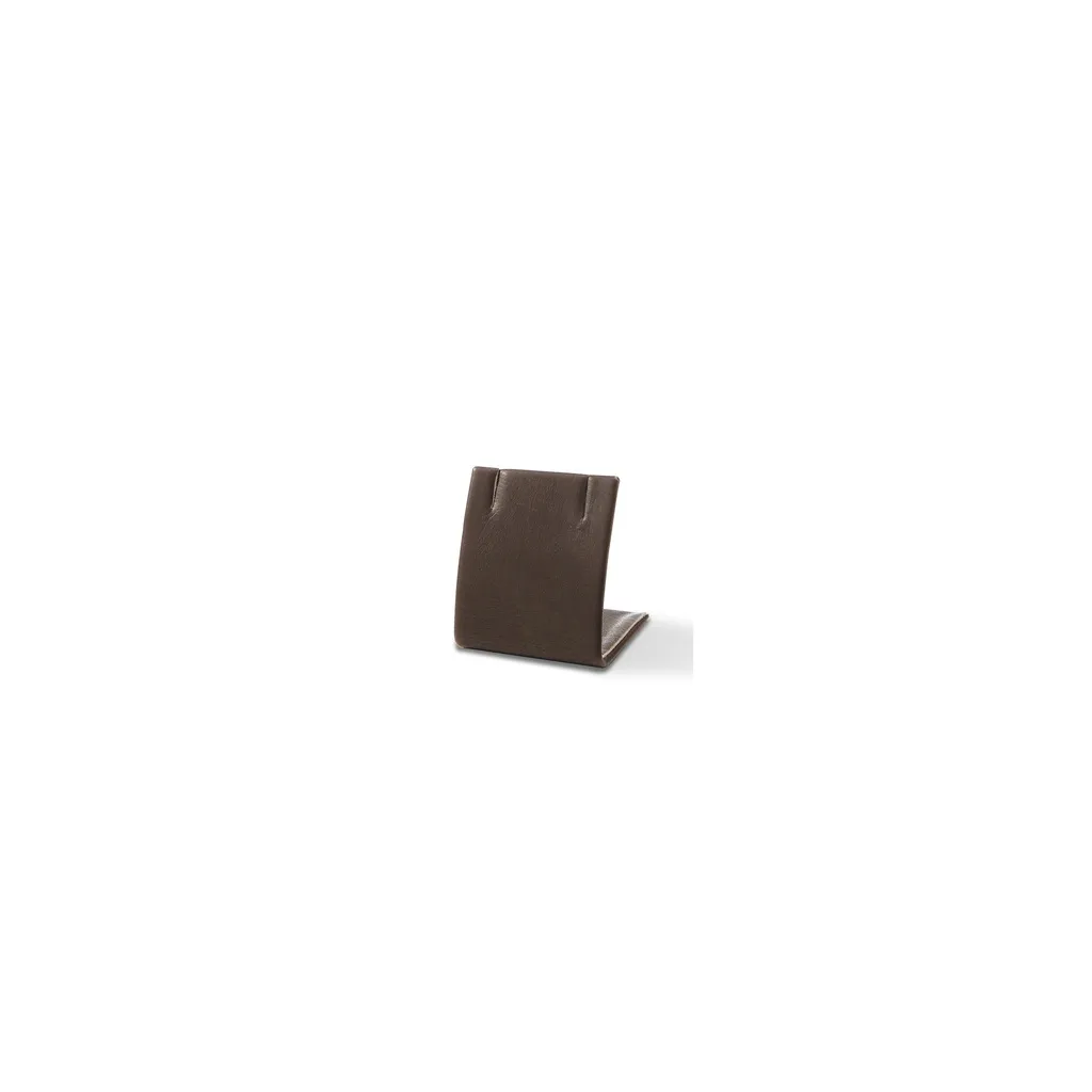 Earring display,chocolate brown imitation leather