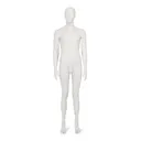 Mannequin homme tête abstraite gris clair