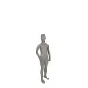 Kinderfigur abstraktem Kopf, 4 J., Strong