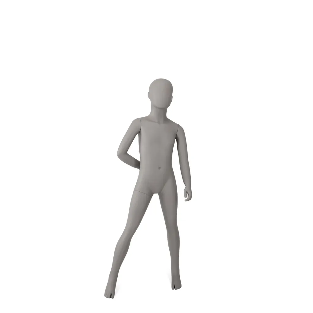 Kinderetalagefiguur faceless unisex 6 jaar  taupe 