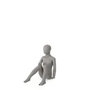 Kinderfigur abstraktem Kopf, 6 J., Strong