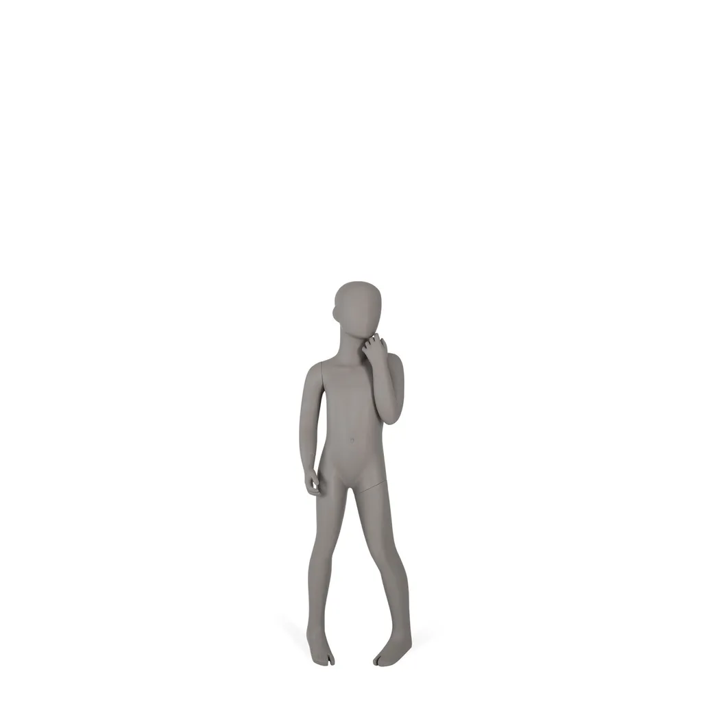 Kinderetalagefiguur faceless unisex 4 jaar  taupe 