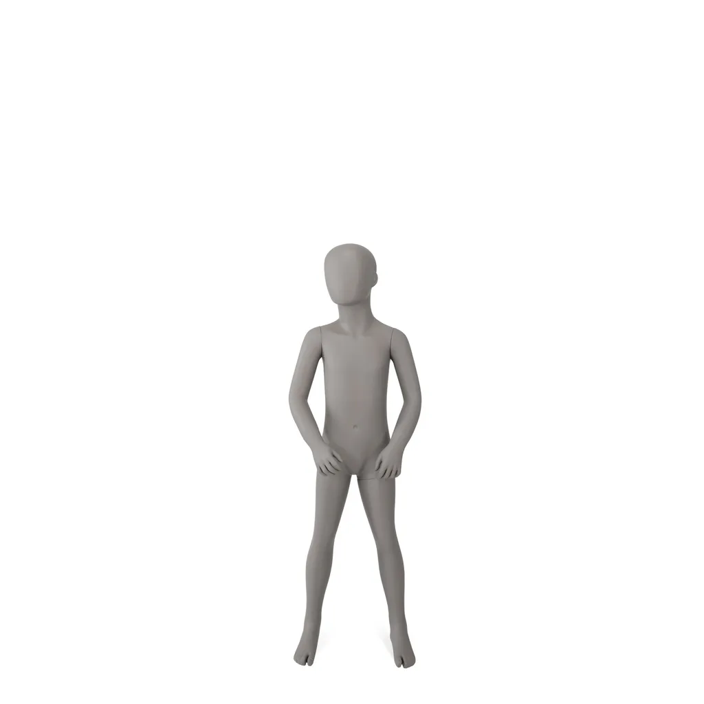 Kinderetalagefiguur faceless unisex 4 jaar  taupe 