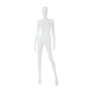 Mannequin femme visage interchangeable blanc