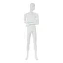 Mannequin homme visage interchangeable blanc