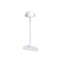 Hat stand, adjustable height, white metal