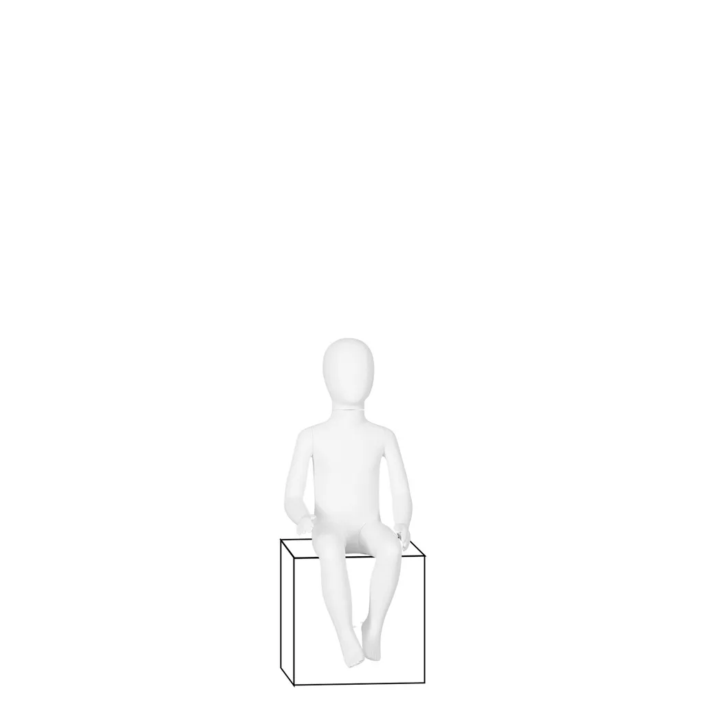 Child mannequin, 4 years, matte white, Cosmic