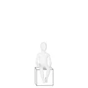 Child mannequin, 4 years, matte white, Cosmic