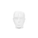 Unbreakable semi-abstract men's balloon head, recyclable made of ABS plastic, glossy