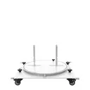 rotating base on wheels for ecommerce mannequin