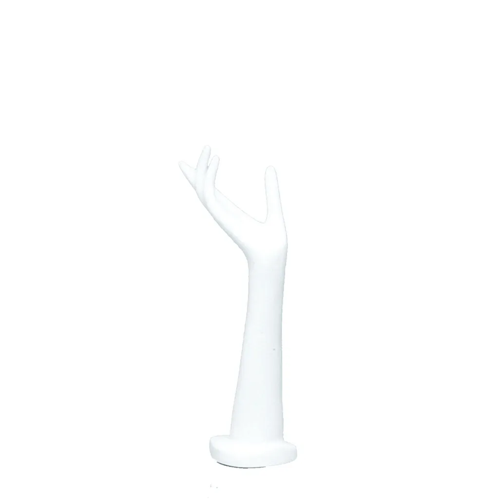 Female hand, polyethylene, white color