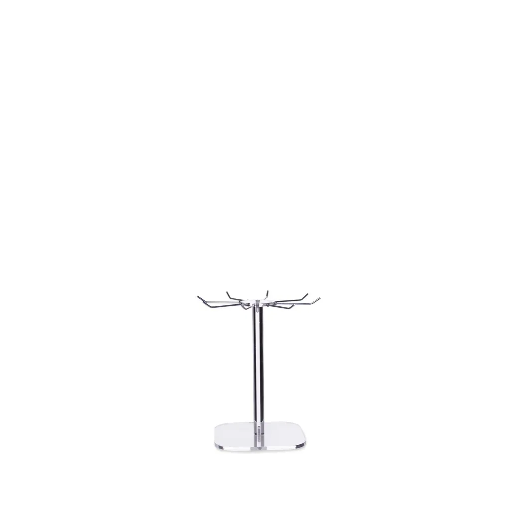 Revolving counter-top stand, height 33 cm, acryl