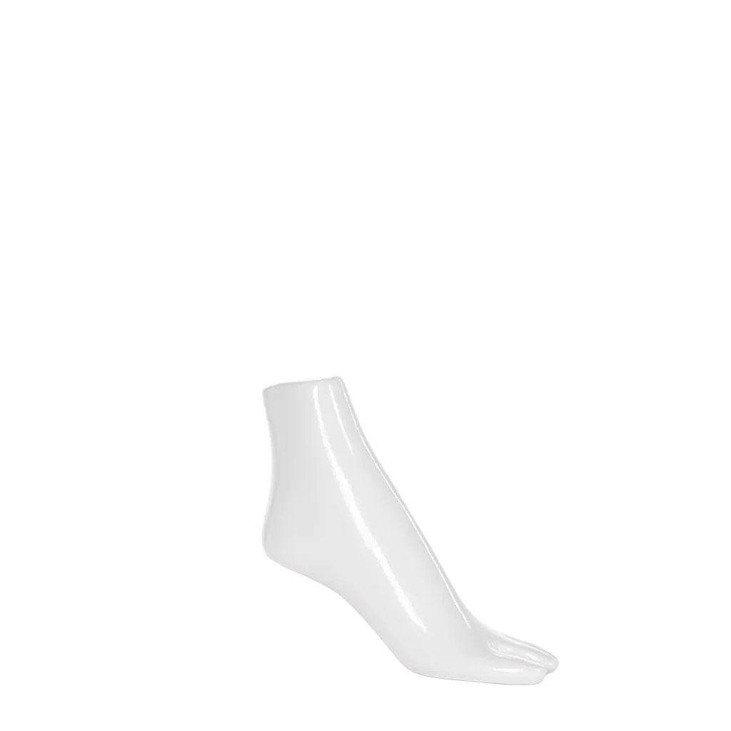 Female foot, polyethylene, white color