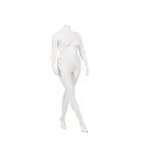 Maniquí de mujer, talla grande, sin cabeza, blanco