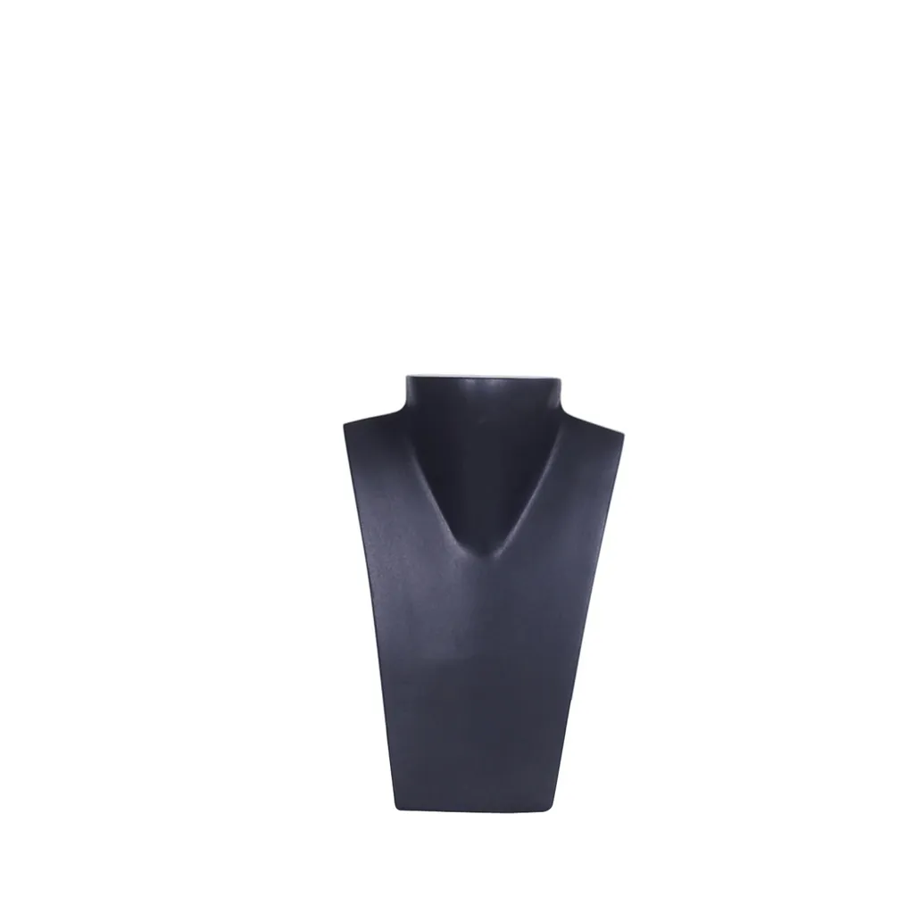 Jewellery bust, height 19,5 cm, plastic, black