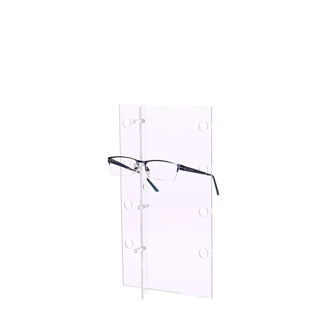 Display for glasses, 26 cm, plexi, transparent