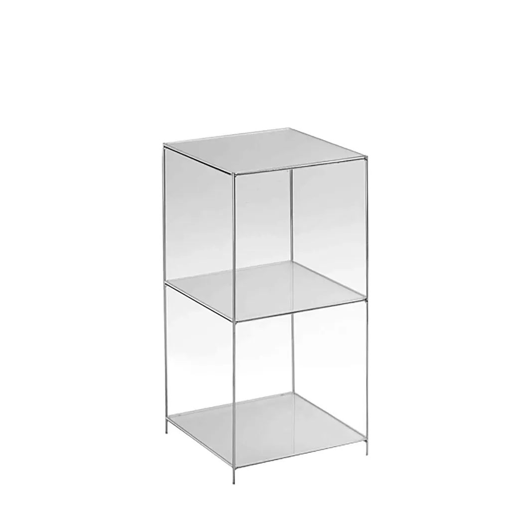 Cube display, with 3 shelves in plexi