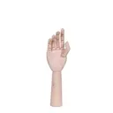 Wooden female right hand, height 33 cm