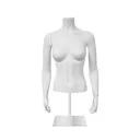 Female torso,Fashion torsos, milk white, incl base