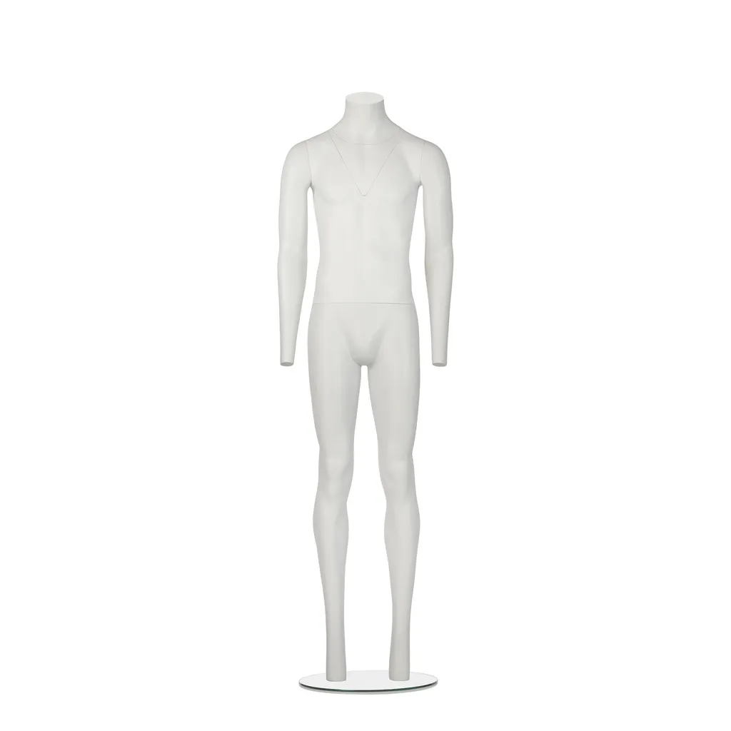 Ghost mannequin for productphotography, male, packshot, size M slim fit, pose MS01