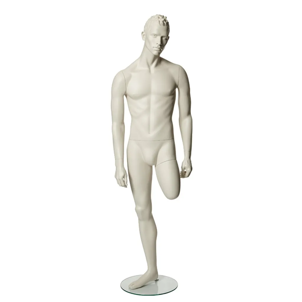 Male window mannequin, stylised, orthopedic