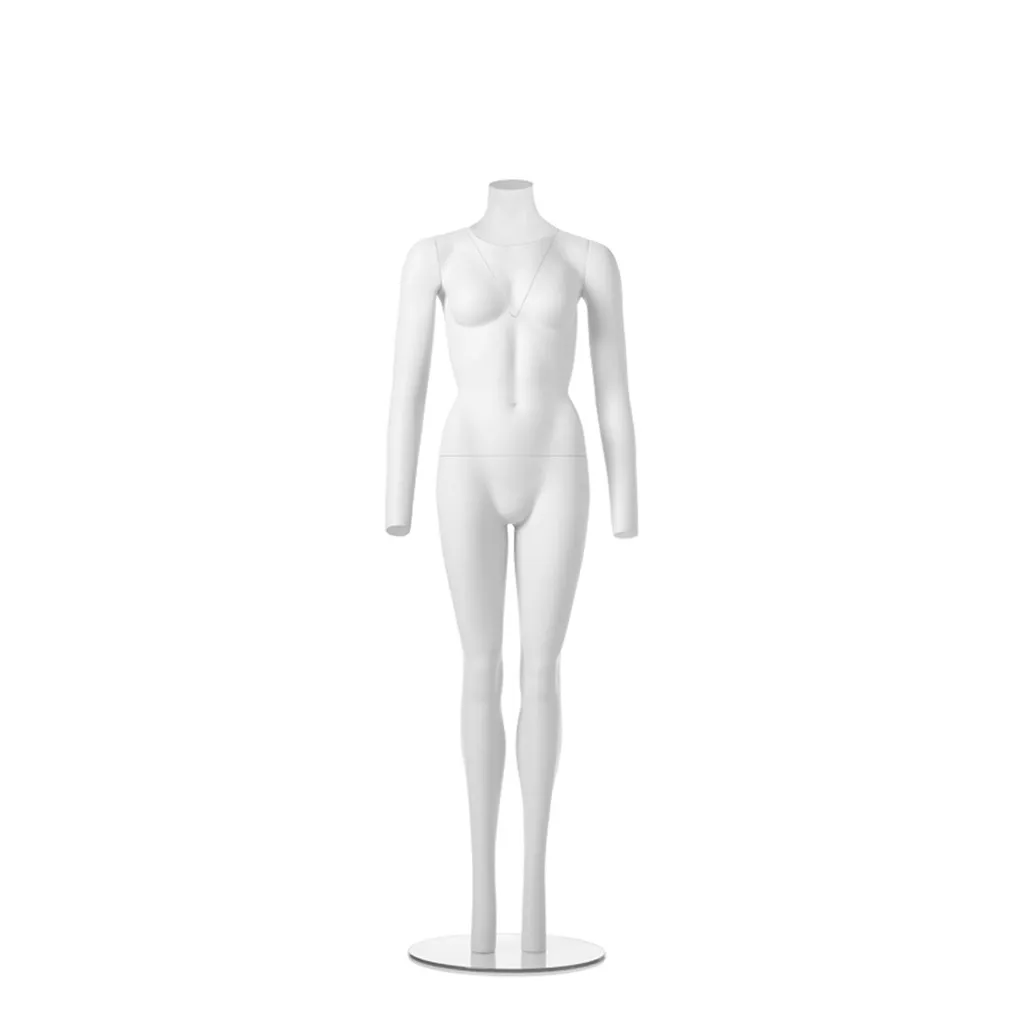 Maniquí femenino ghost para fotografía de productos, Packshot, talla 36/38 regular fit, pose F03.