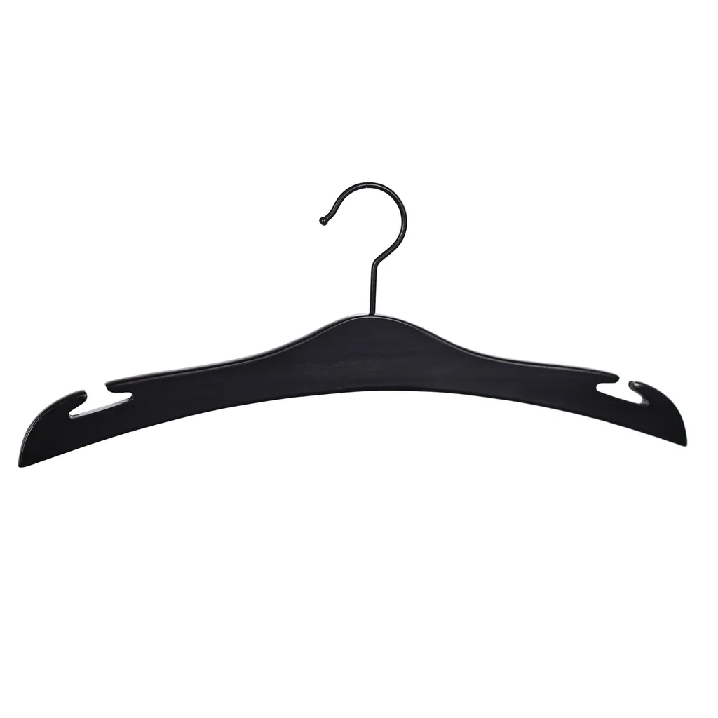 clothes hanger, lotus wood, black mat.