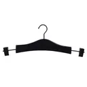 lingerie slip hanger m clips, hout, zwart