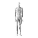 Designer mannequin, male, white color mat, standing pose 30