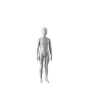 Sport mannequin, child, grey, 8 year, standing pose 601