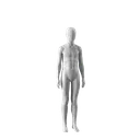 Sport mannequin, child, grey, 12 year, standing pose 604