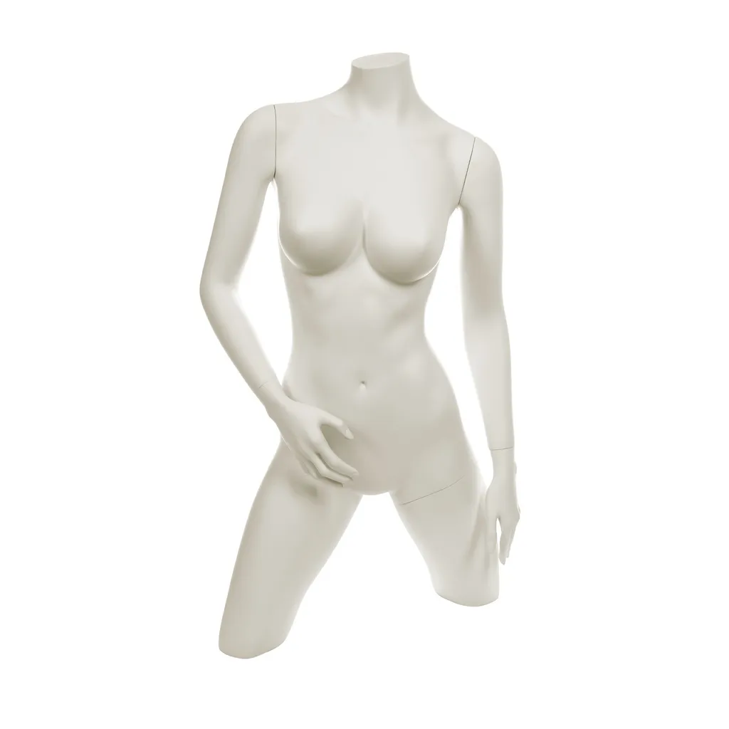 Female torso, Essential, FRP, ivory white