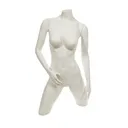 Torso femme lingerie à poser, blanc ivoire