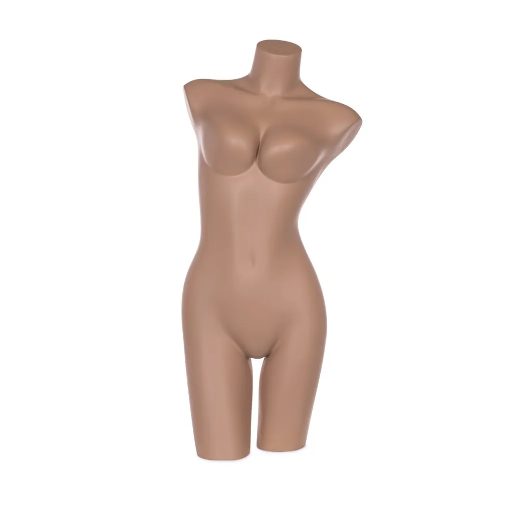 Torso femme, bonnet B push up chair bronzé